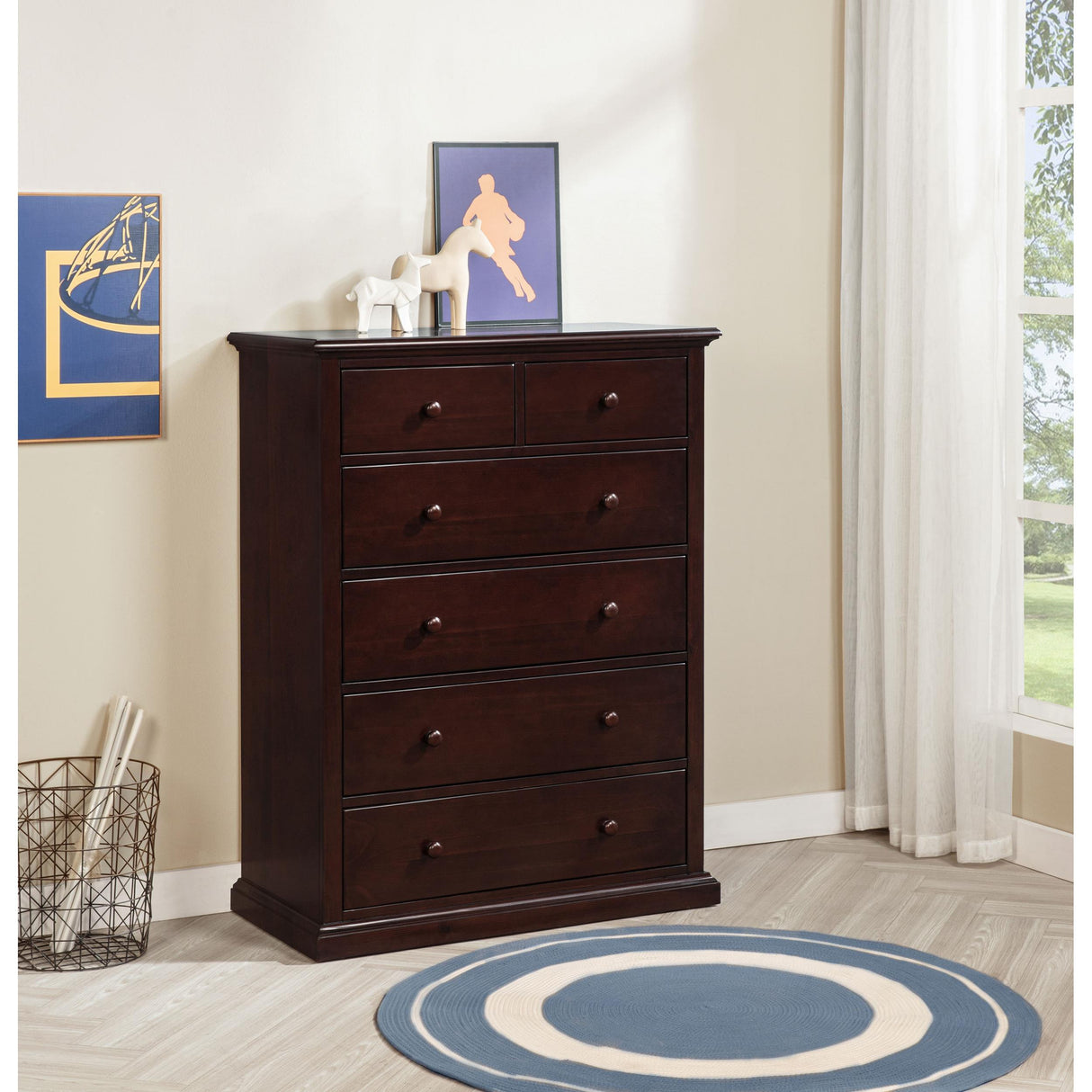 Coaster Furniture Sumerlin 460595CAP 6-drawer Bedroom Chest - Cappuccino IMAGE 4