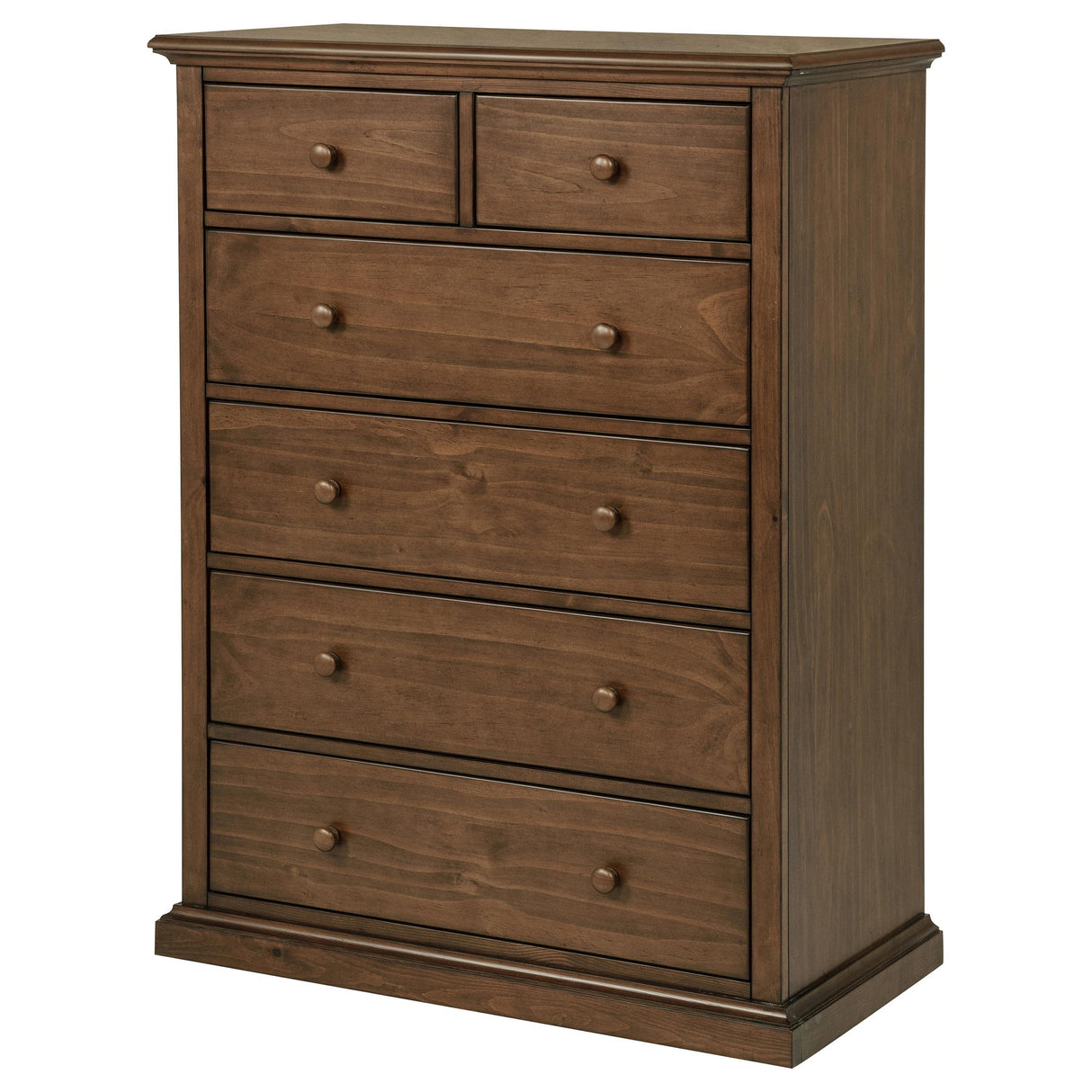 Coaster Furniture Sumerlin 460595WAL 6-drawer Bedroom Chest - Medium Brown IMAGE 3