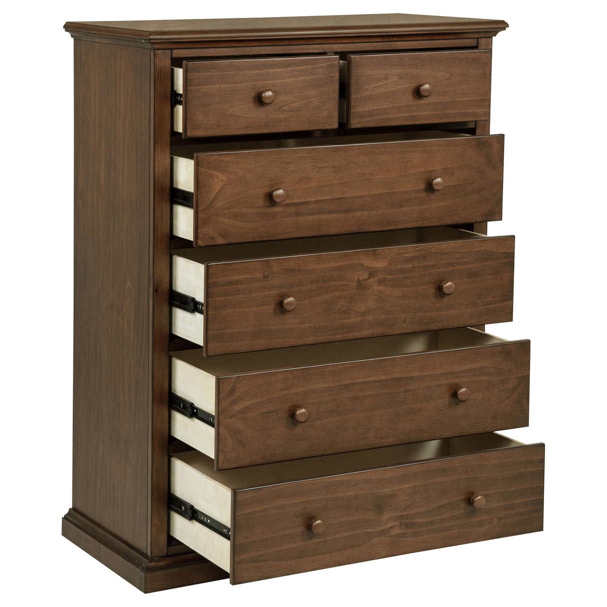 Coaster Furniture Sumerlin 460595WAL 6-drawer Bedroom Chest - Medium Brown IMAGE 7