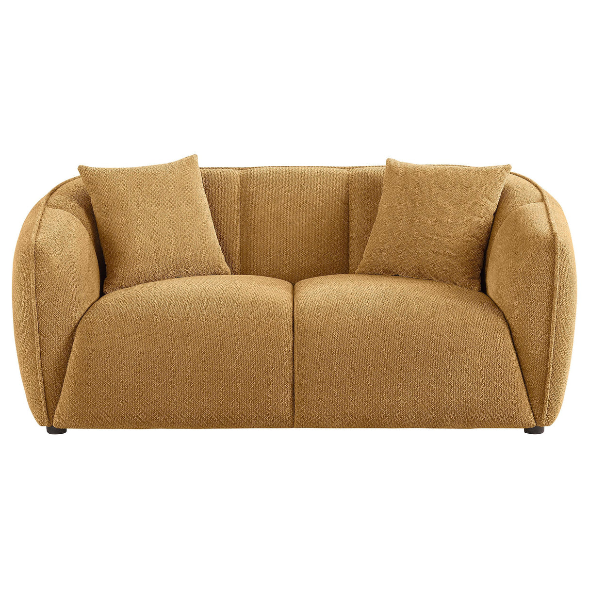 Coaster Furniture Aleisha 503062 Fabric Upholstered Loveseat - Mustard Yellow IMAGE 11