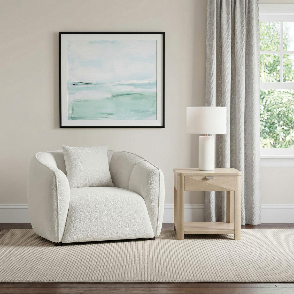 Coaster Furniture Aleisha 503066 Fabric Upholstered Accent Chair - Sand IMAGE 6