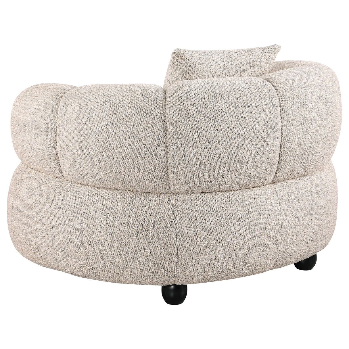 Coaster Furniture Whitney 503723 Contemporary Channel Tufted Woven Fabric Upholstered Accent Chair IMAGE 10