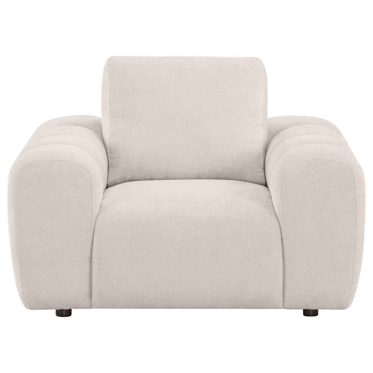 Coaster Furniture Burnett 504957 Chenille Upholstered Accent Chair - Ivory IMAGE 7