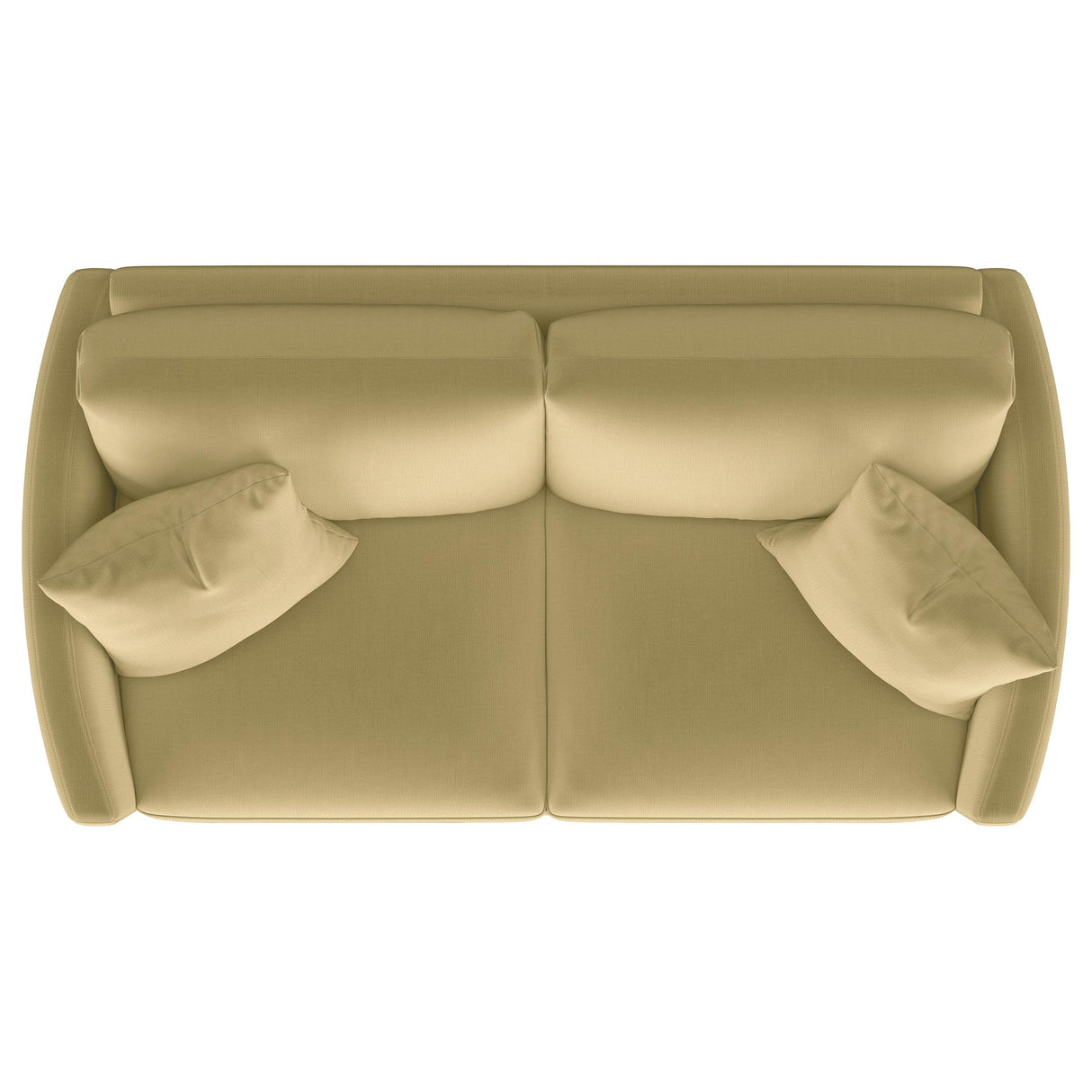 Coaster Furniture Corliss 508825 Upholstered Curved Track Arm Loveseat - Camel IMAGE 5