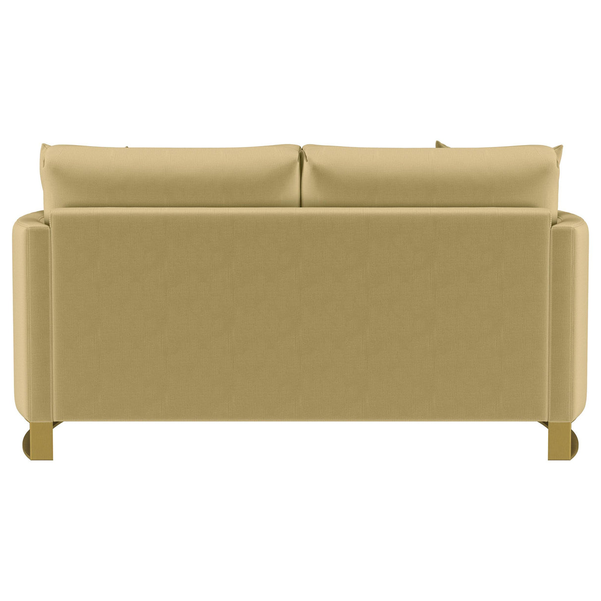 Coaster Furniture Corliss 508825 Upholstered Curved Track Arm Loveseat - Camel IMAGE 8