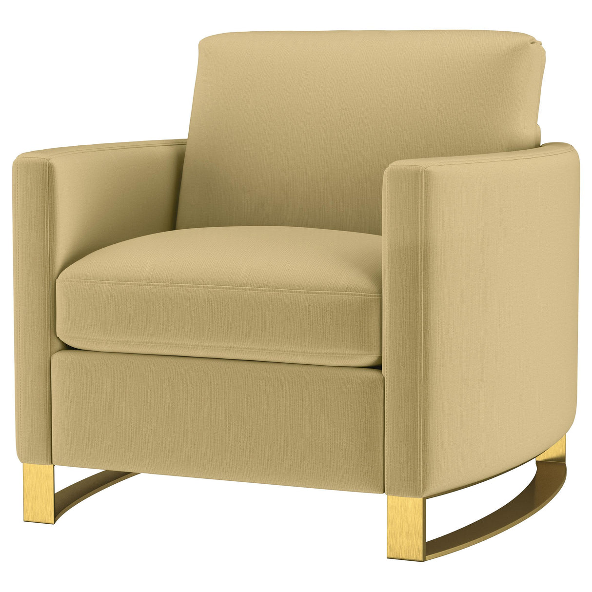 Coaster Furniture Corliss 508826 Upholstered Curved Track Arm Chair - Camel IMAGE 12