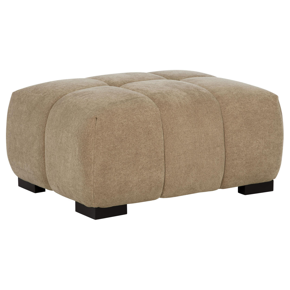 Coaster Furniture Octavia 509964 Upholstered Rectangular Ottoman - Camel IMAGE 2
