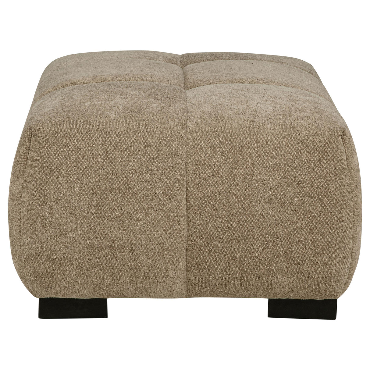 Coaster Furniture Octavia 509964 Upholstered Rectangular Ottoman - Camel IMAGE 3