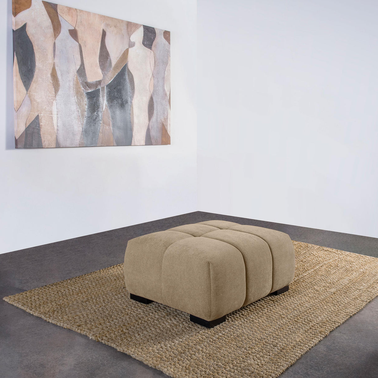 Coaster Furniture Octavia 509964 Upholstered Rectangular Ottoman - Camel IMAGE 5