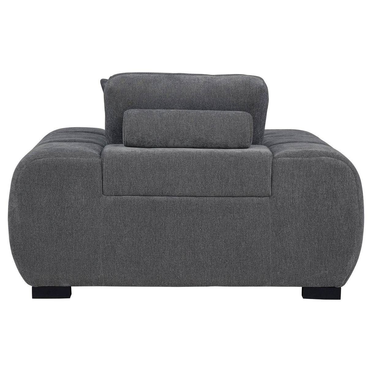 Coaster Furniture Octavia 509967 Upholstered Track Arm Accent Chair - Charcoal Grey IMAGE 5