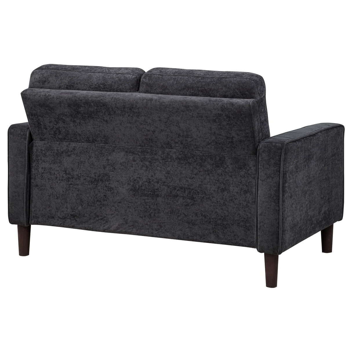 Coaster Furniture Bowen II 509982 Fabric Upholstered Track Arm Loveseat - Steel Grey IMAGE 6