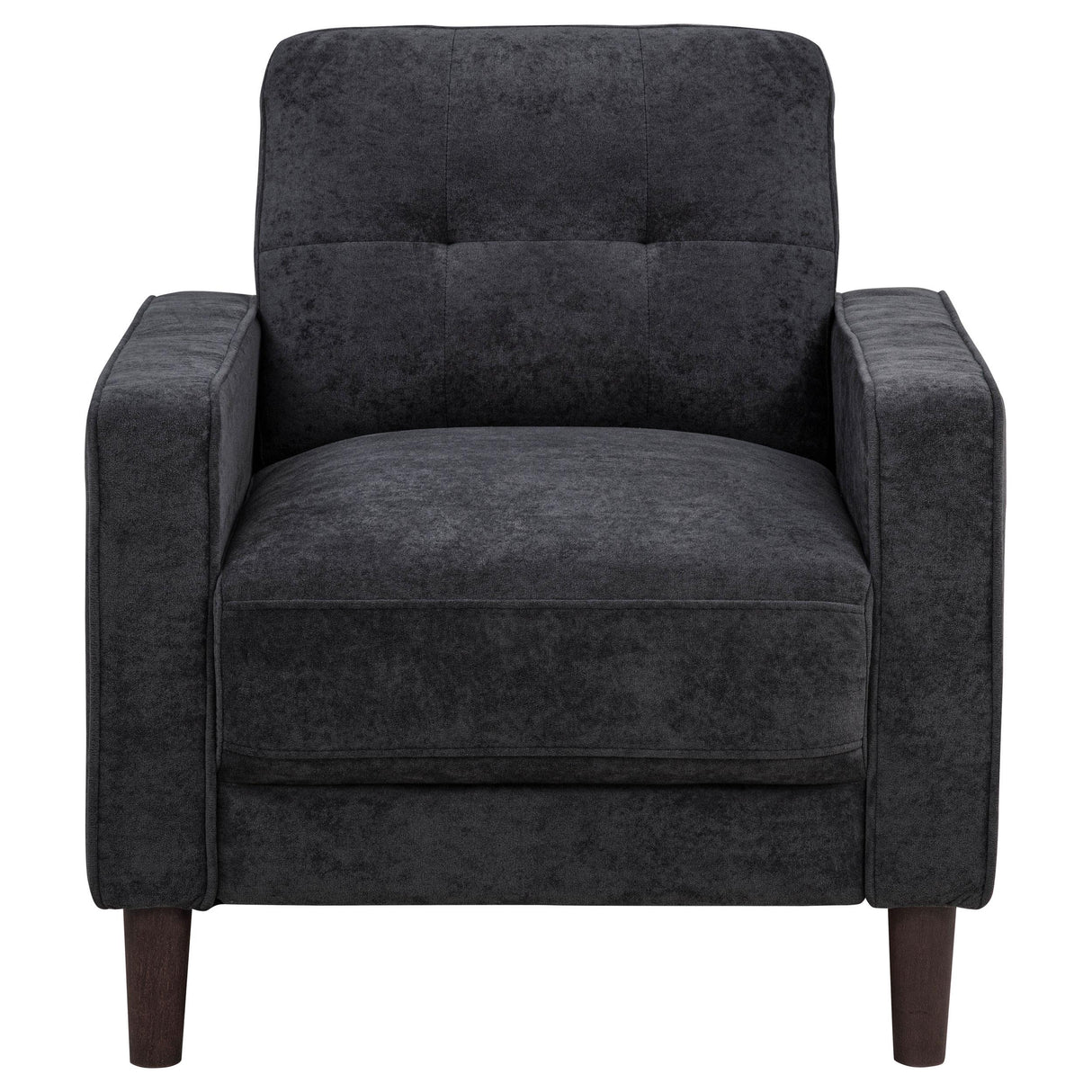 Coaster Furniture Bowen II 509983 Fabric Upholstered Track Arm Chair - Steel Grey IMAGE 5
