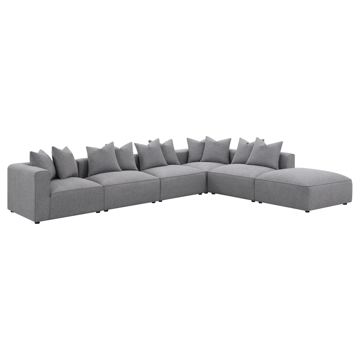 Coaster Furniture Jennifer 551594 Upholstered Armless Chair - Grey IMAGE 13