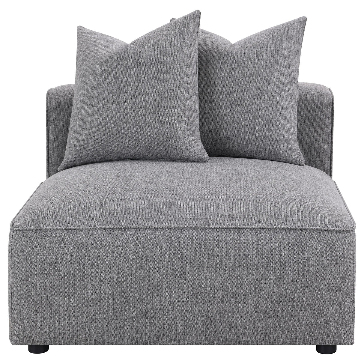 Coaster Furniture Jennifer 551594 Upholstered Armless Chair - Grey IMAGE 5