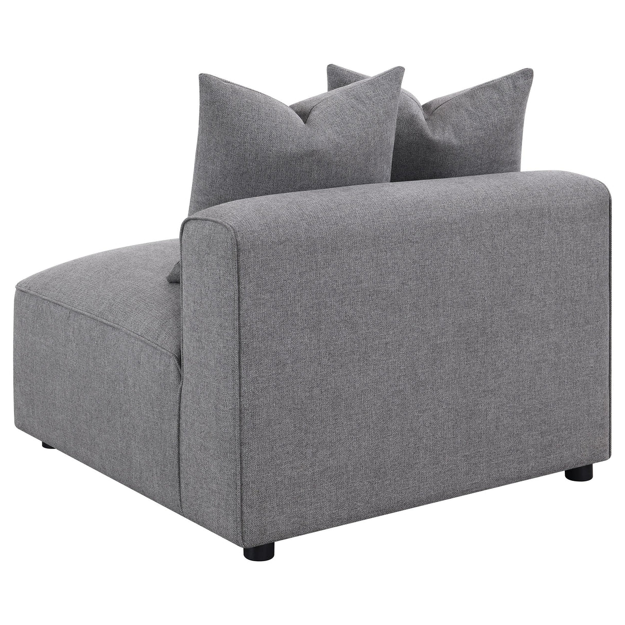 Coaster Furniture Jennifer 551594 Upholstered Armless Chair - Grey IMAGE 6