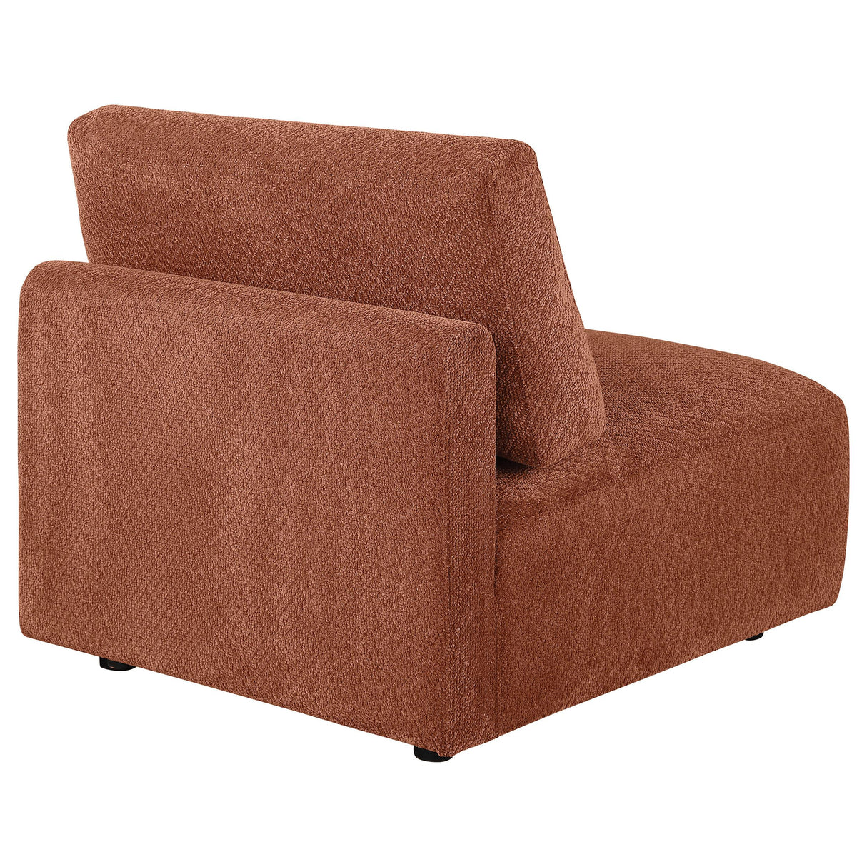 Coaster Furniture Elysia 551891 Chenille Upholstered Modular Armless Chair - Coral IMAGE 7