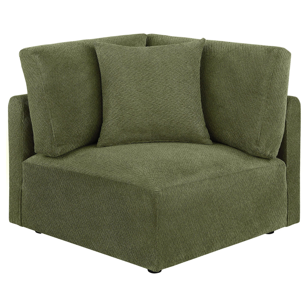 Coaster Furniture Elysia 551895-SETA 5-piece Chenille Upholstered Modular Sectional Sofa - Green IMAGE 12