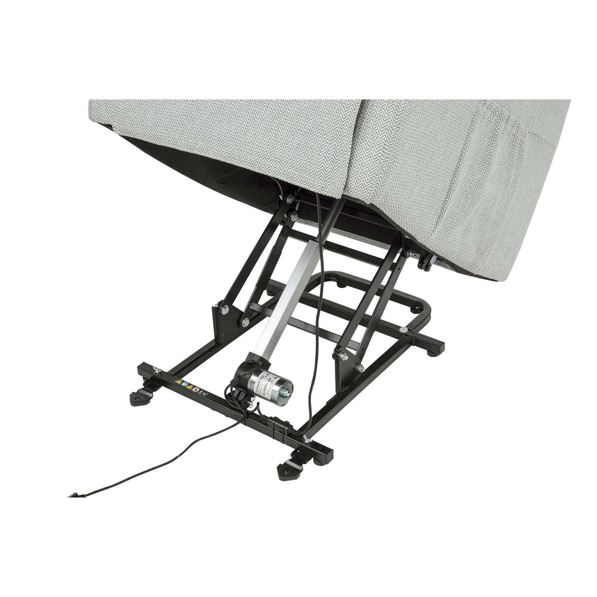 Coaster Furniture Dayes 600130P Upholstered Power Lift Recliner Chair - Light Grey IMAGE 10