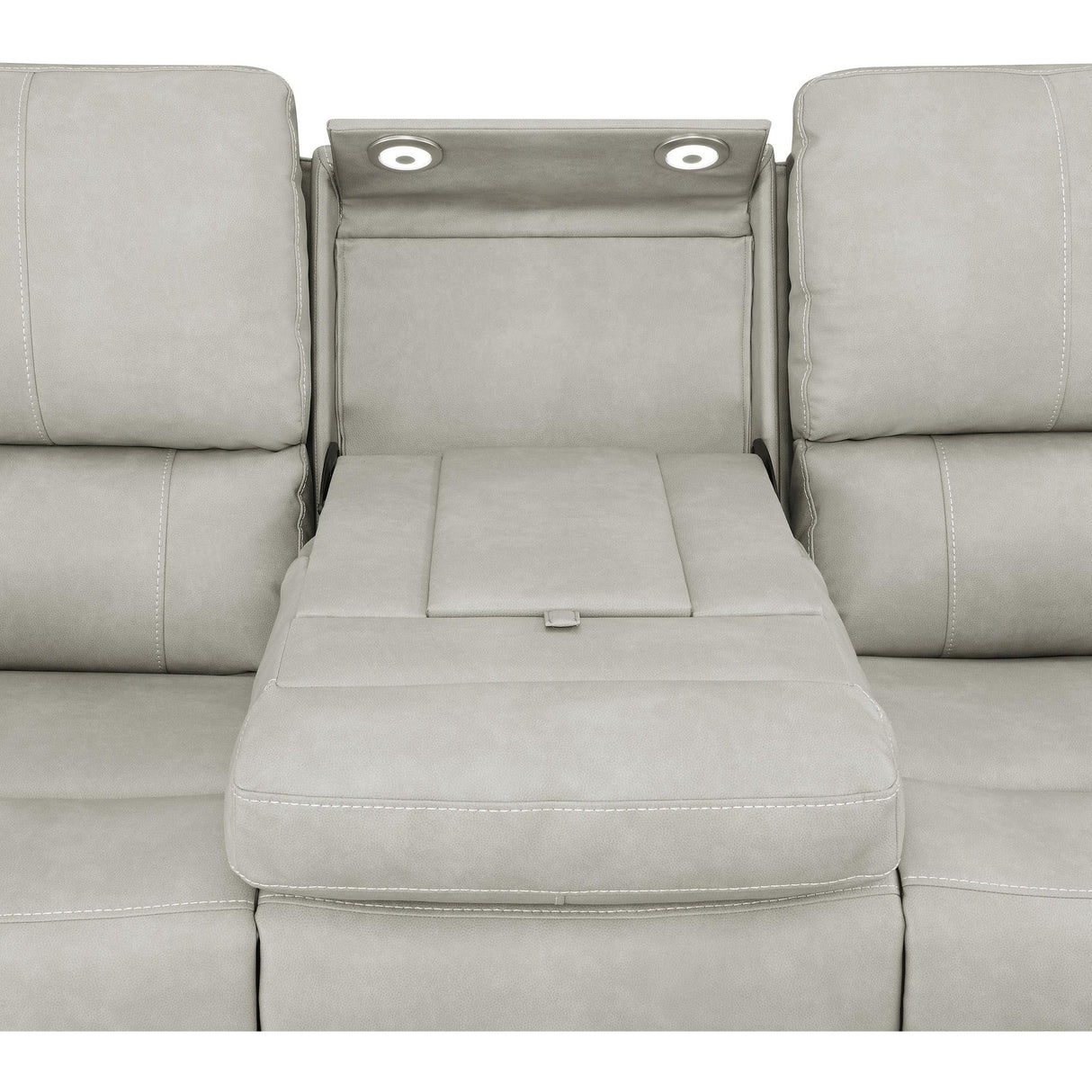 Coaster Furniture Brickston 603434PPP Triple Power Reclining Sofa - Grey IMAGE 8