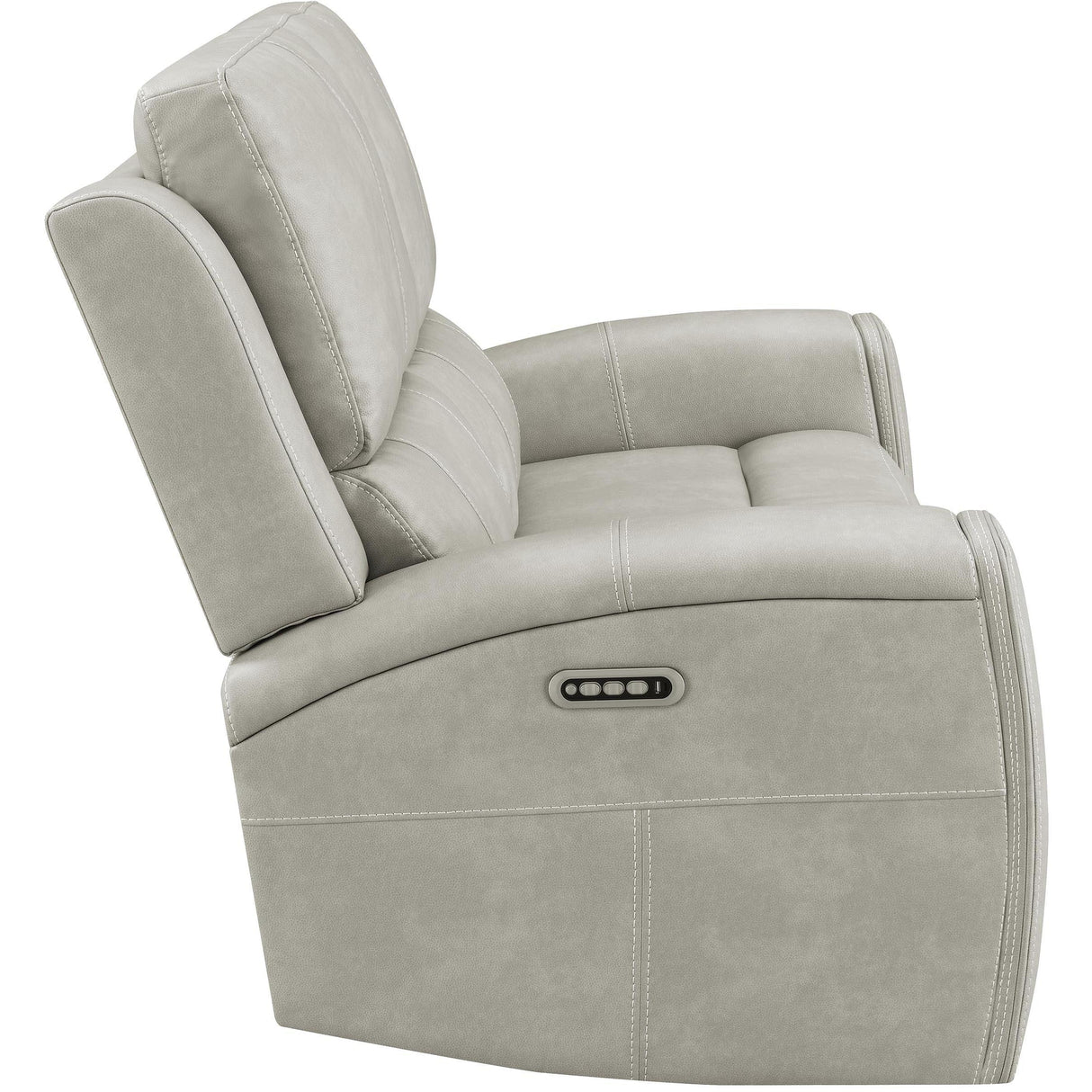 Coaster Furniture Brickston 603435PPP Triple Power Reclining Loveseat - Grey IMAGE 9