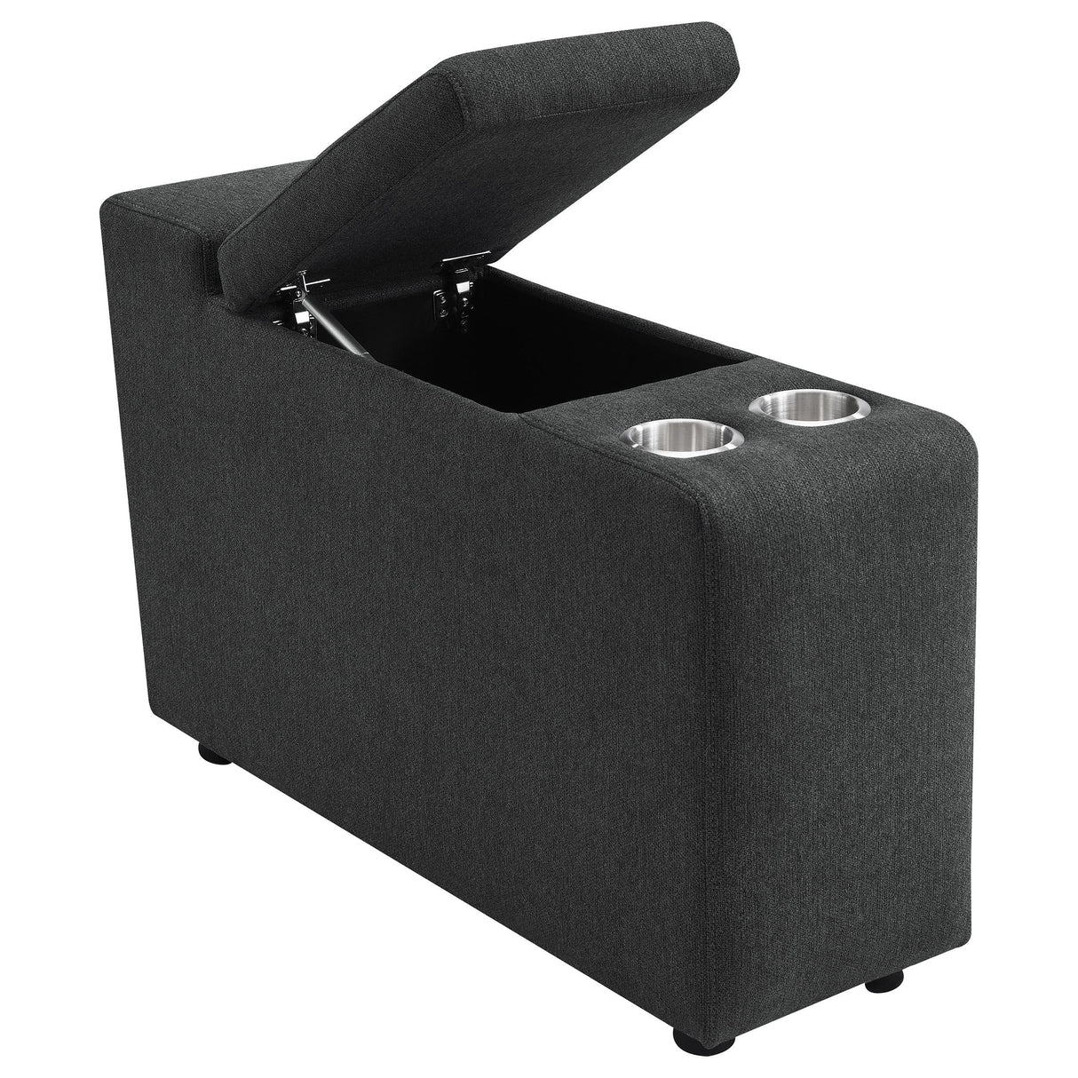 Coaster Furniture Collins 609531PT 5-Piece Power Reclining Home Theater Seating - Dark Grey IMAGE 10