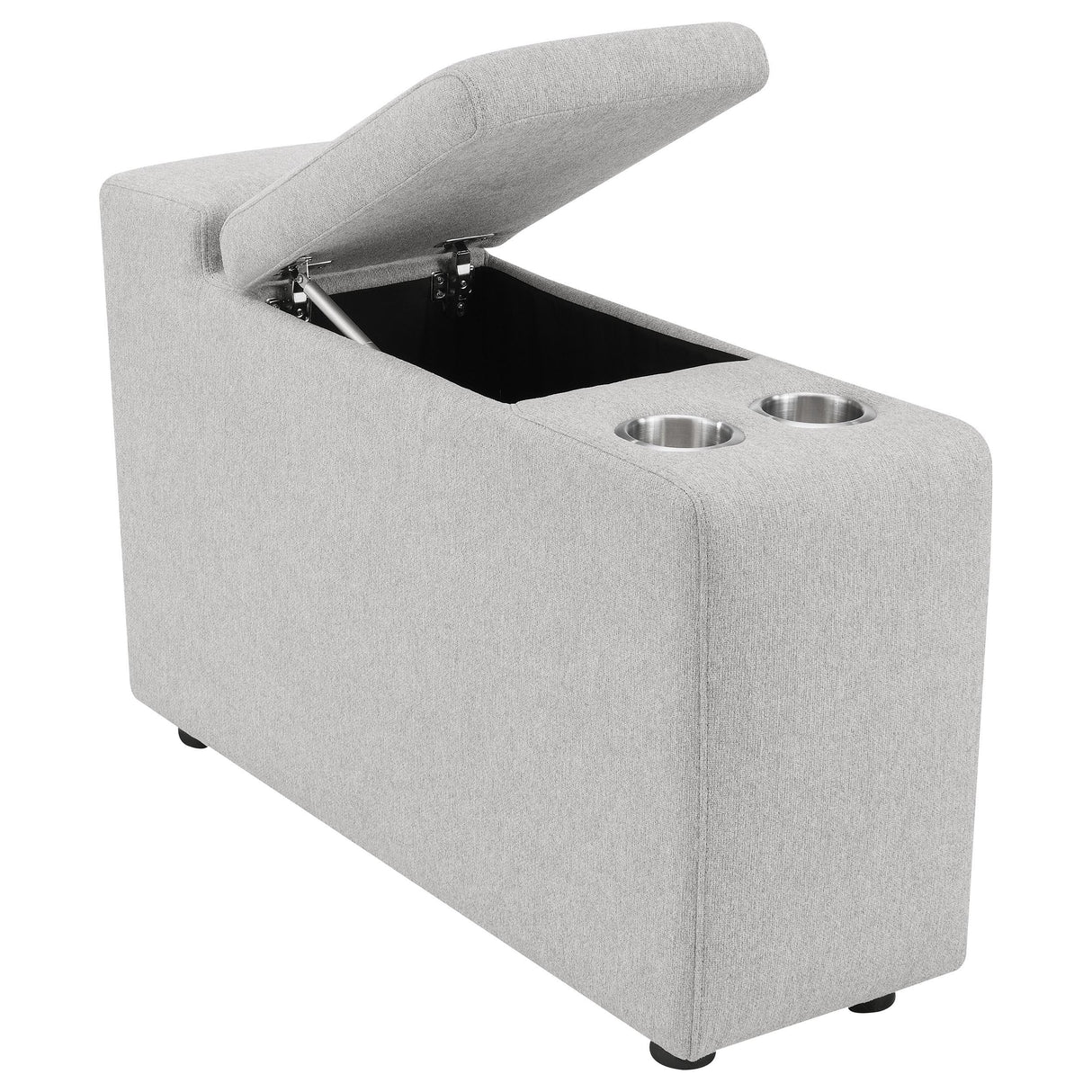 Coaster Furniture Collins 609561PT 5-Piece Power Reclining Home Theater Seating - Grey IMAGE 11