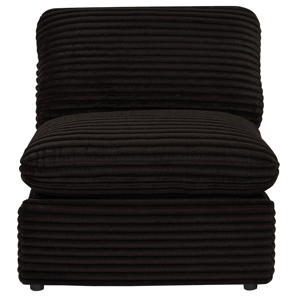 Coaster Furniture Collins 610350ARP Modular Power Armless Recliner - Chocolate Brown IMAGE 3