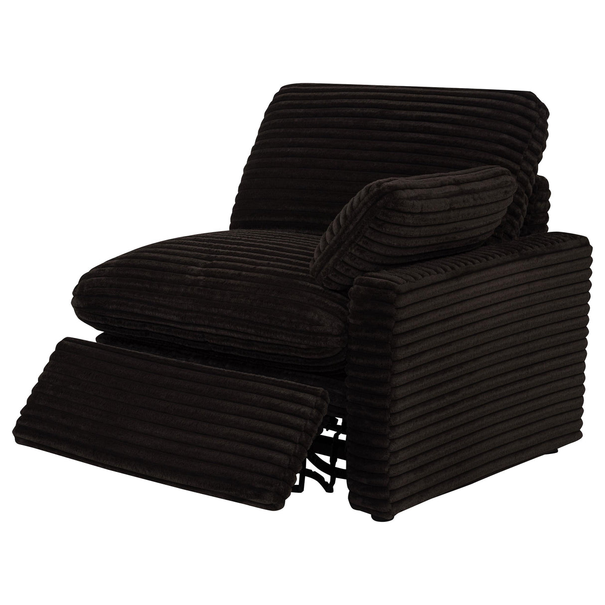 Coaster Furniture Collins 610350P 5-piece Modular Power Reclining Sectional - Chocolate Brown IMAGE 5