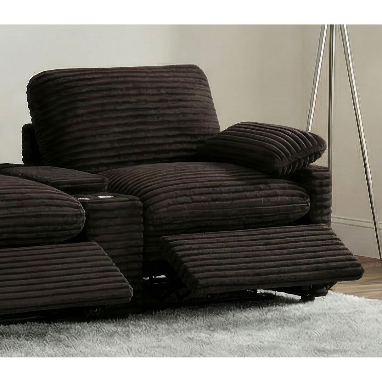 Coaster Furniture Collins 610350RRP Modular RAF Power Recliner - Chocolate Brown IMAGE 8