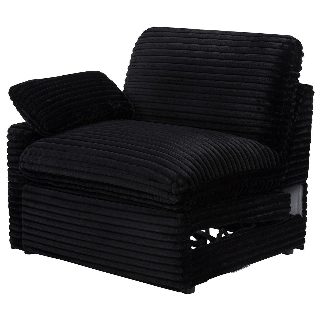 Coaster Furniture Collins 610360LRP Modular LAF Power Recliner - Black IMAGE 6