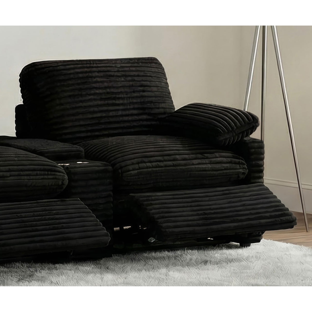 Coaster Furniture Collins 610360RRP Modular RAF Power Recliner - Black IMAGE 9