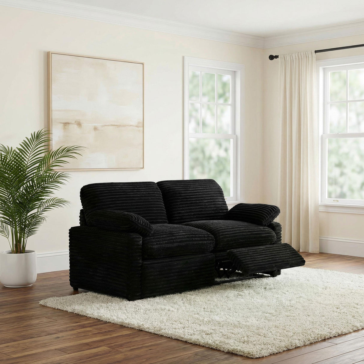 Coaster Furniture Collins 610362P Modular Power Loveseat - Black IMAGE 11