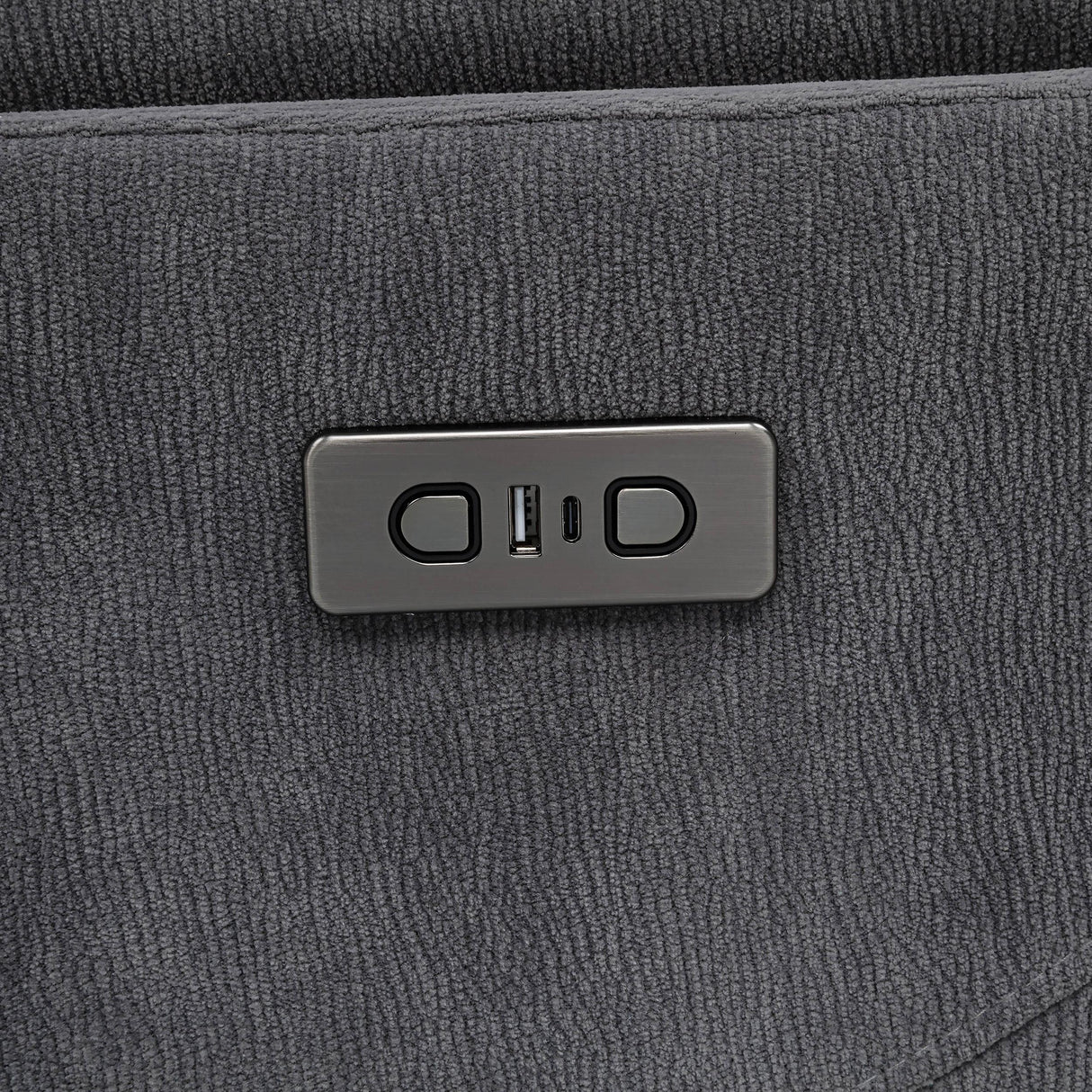 Coaster Furniture Adler 610443P Upholstered Power Swivel Glider Recliner - Charcoal Grey IMAGE 9