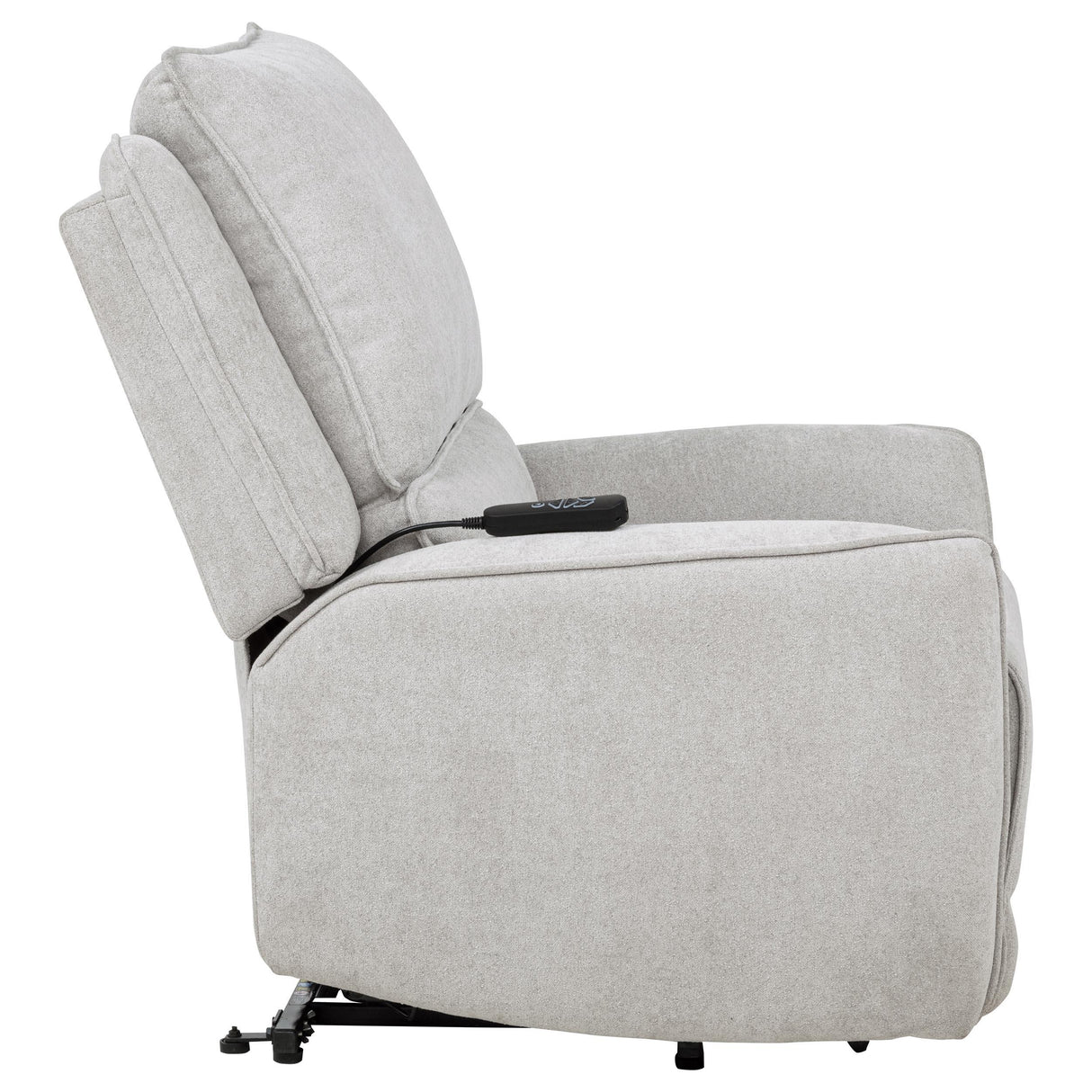Coaster Furniture Sylmar 610524PP Chenille Upholstered Dual Power Lift Recliner - Dove Grey IMAGE 12