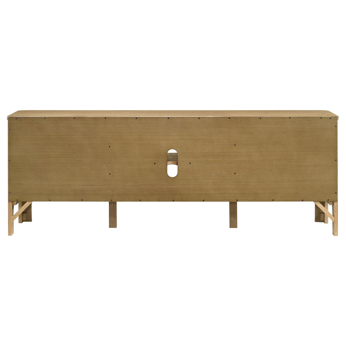 Coaster Furniture Rowe 701652 65-inch 2-door Wood TV Stand Media Console - Light Oak IMAGE 10