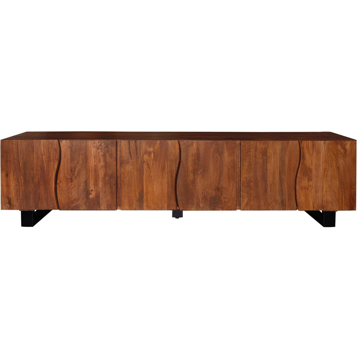 Coaster Furniture Trask 701790 86-inch Wood TV Stand Media Console - Mango Brown IMAGE 4