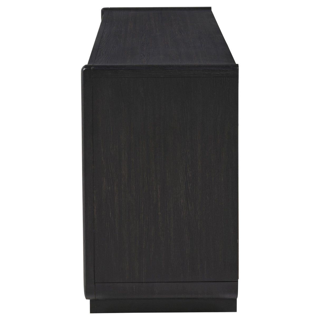 Coaster Furniture Leandro 704633 72-inch 4-door TV Stand Media Console - Burnished Black IMAGE 6