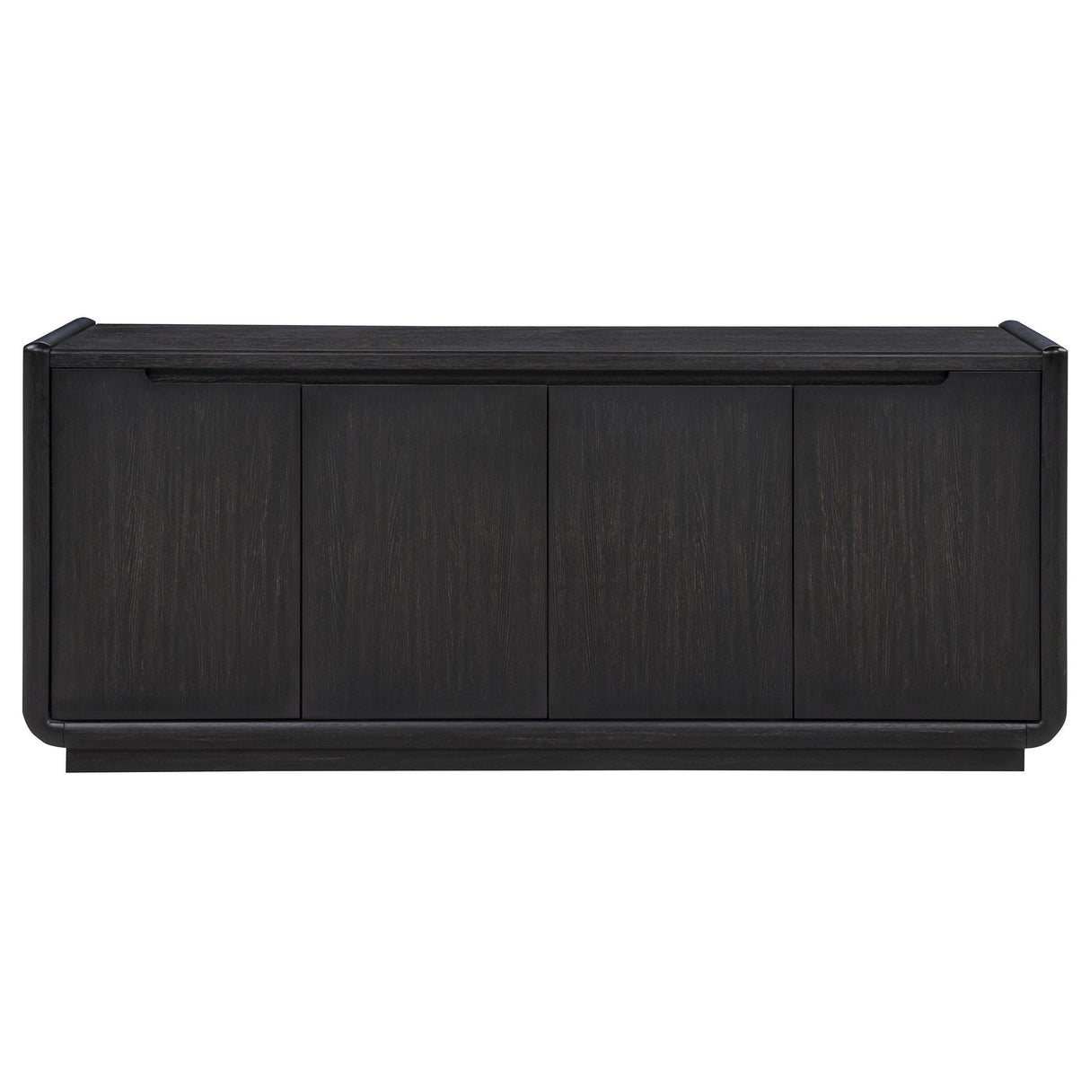 Coaster Furniture Leandro 704633 72-inch 4-door TV Stand Media Console - Burnished Black IMAGE 7