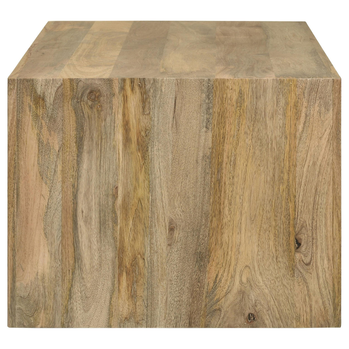 Coaster Furniture Benton 704838-S2 2-piece Solid Mango Coffee and End Table Set - Natural IMAGE 3