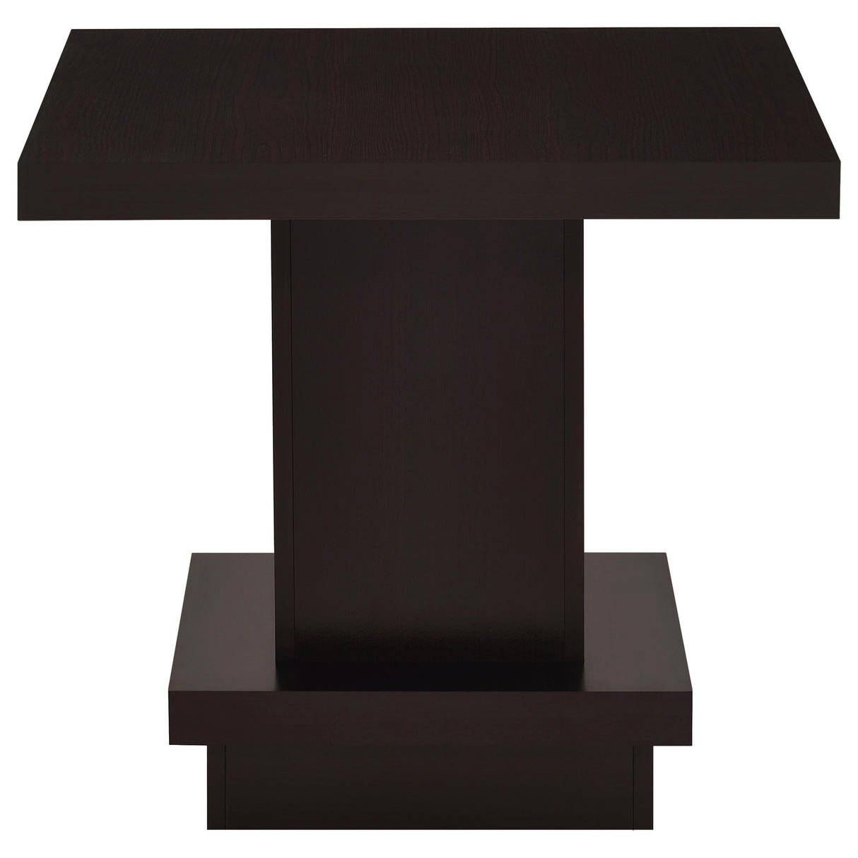 Coaster Furniture Reston 705168-S3 3-piece Square Coffee and End Table Set - Cappuccino IMAGE 4
