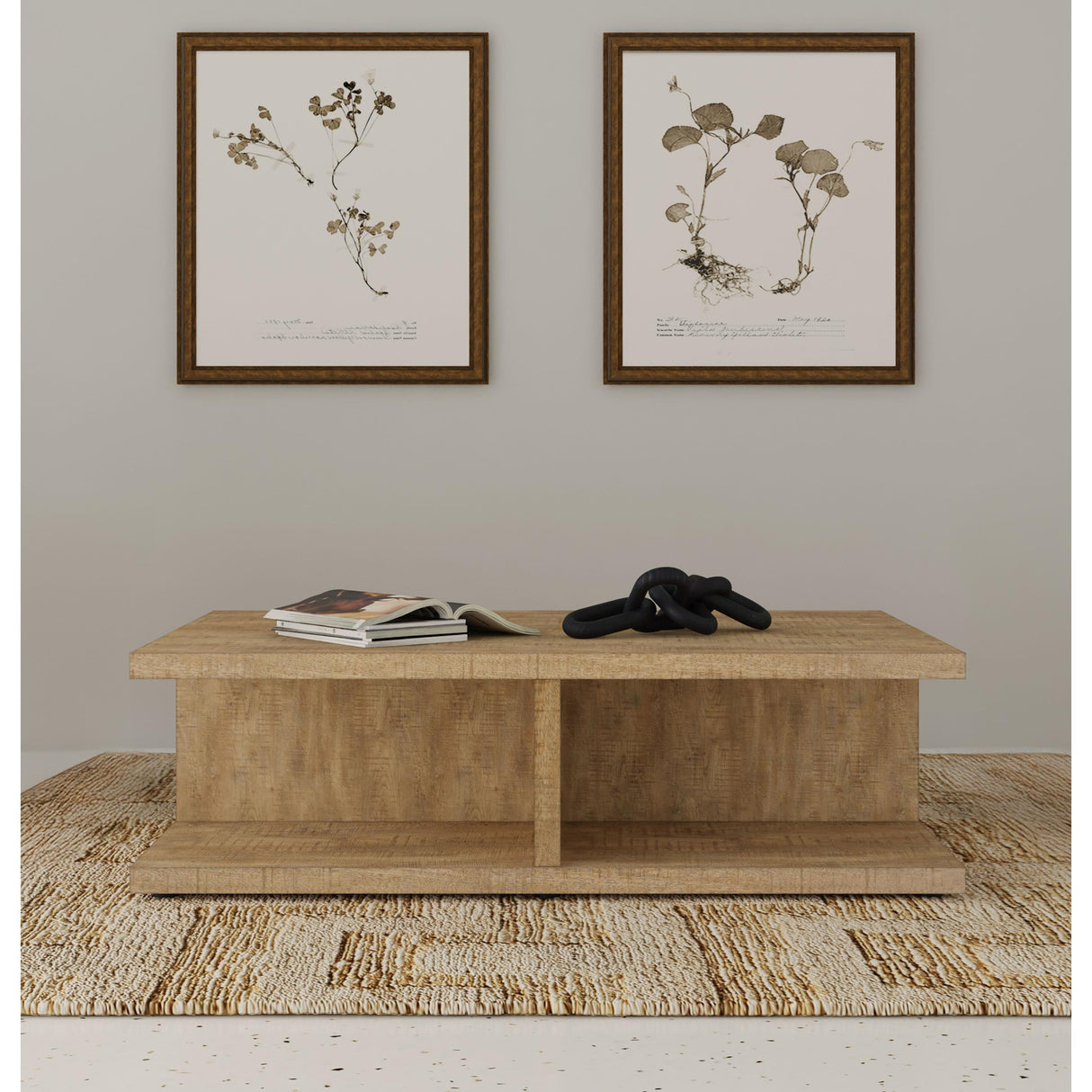 Coaster Furniture Cortona 706178 Square Engineered Wood Coffee Table - Mango IMAGE 6