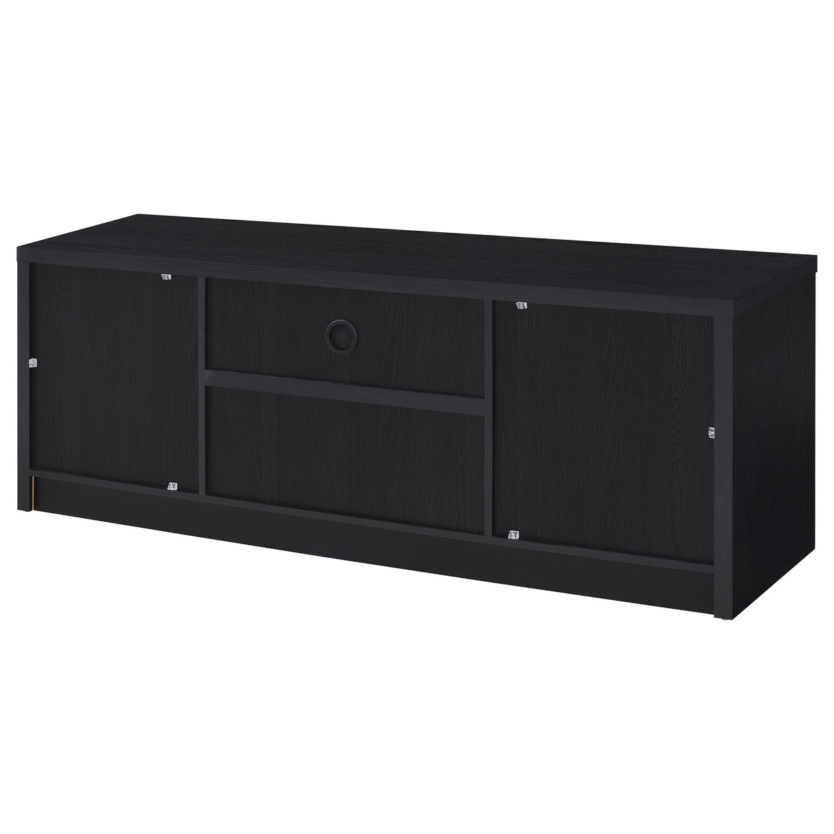 Coaster Furniture Winfield 706222 60-inch 2-door TV Stand Media Console - Black IMAGE 10