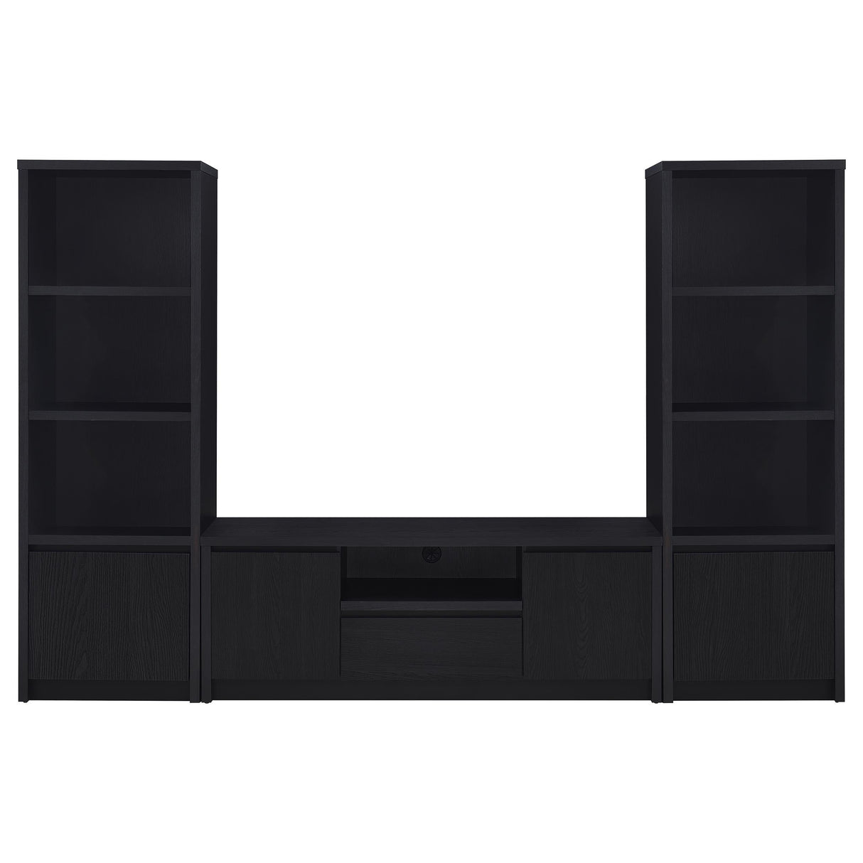 Coaster Furniture Winfield 706222 60-inch 2-door TV Stand Media Console - Black IMAGE 13