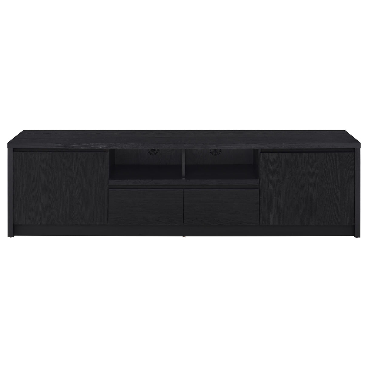 Coaster Furniture Winfield 706223-SET 3-piece Entertainment Center 78-inch TV Stand - Black IMAGE 9