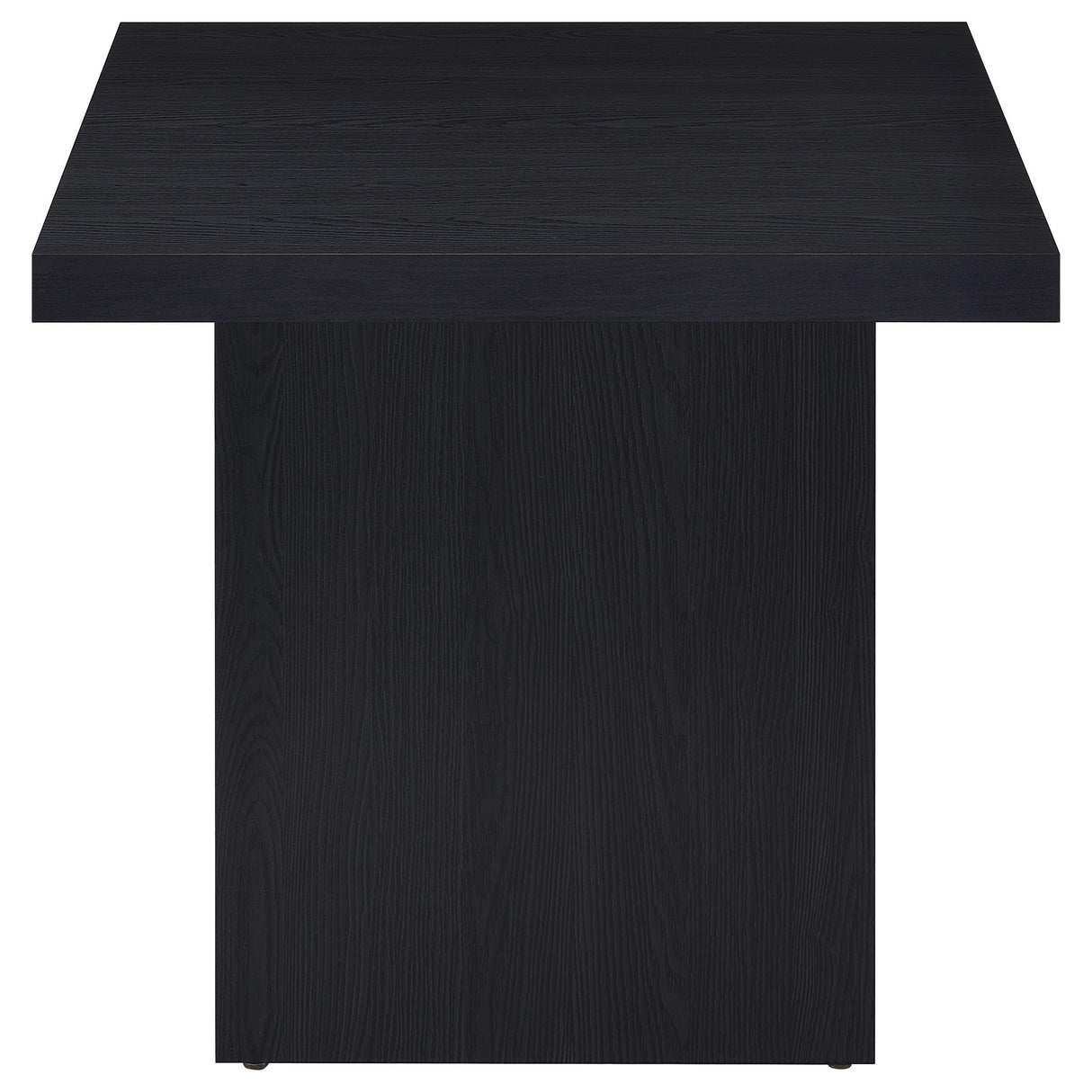 Coaster Furniture Max 706277 Square Engineered Laminate Side Table - Black IMAGE 1