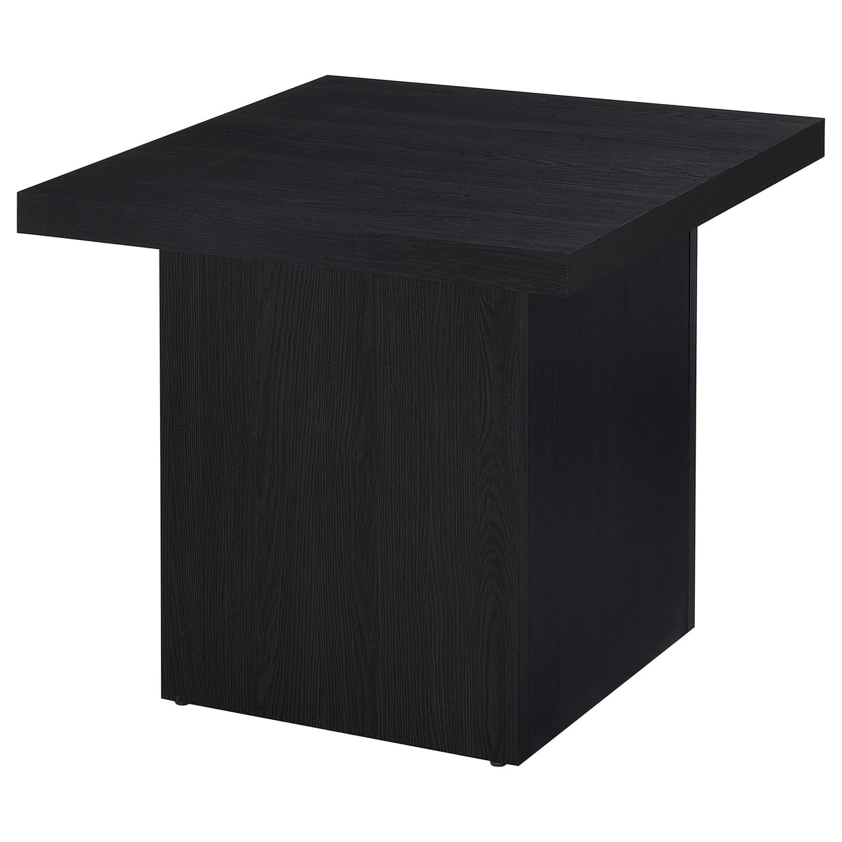Coaster Furniture Max 706277 Square Engineered Laminate Side Table - Black IMAGE 8