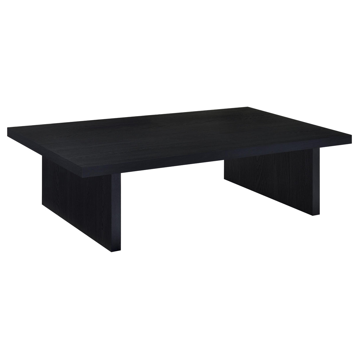 Coaster Furniture Max 706278 Rectangular Engineered Laminate Coffee Table - Black IMAGE 3