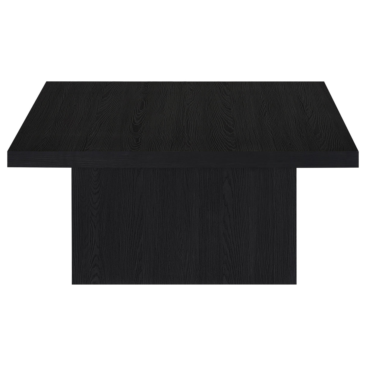 Coaster Furniture Devar 706408 Square Engineered Wood Coffee Table - Black IMAGE 3