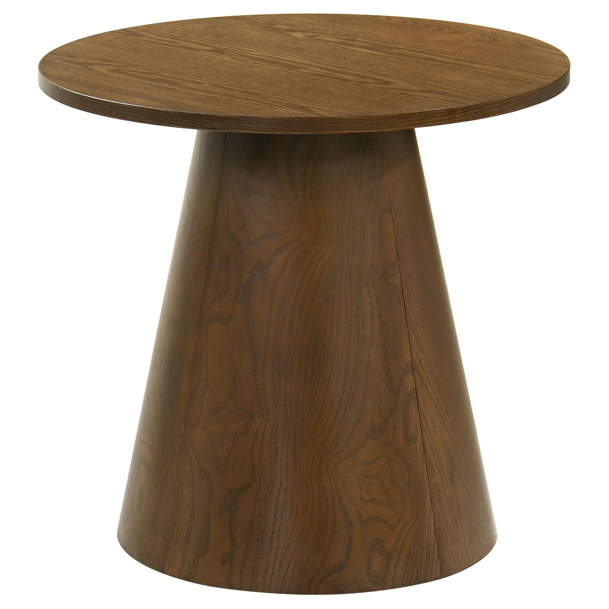 Coaster Furniture Franklin 706438-S2 2-piece Round Pedestal Coffee Table Set - Dark Brown IMAGE 7