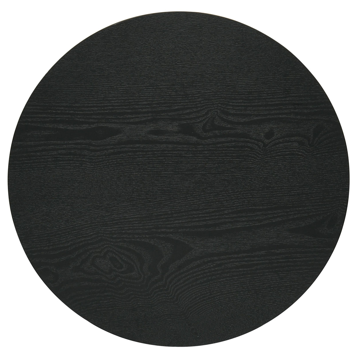 Coaster Furniture Hamlyn 706507 Round Fluted Occasional End Table - Black IMAGE 6